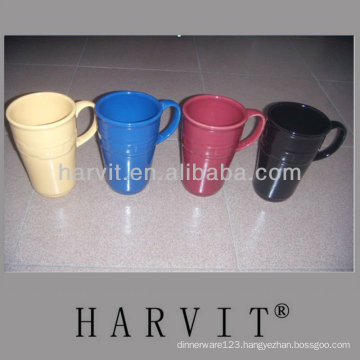 Color Glazed Ceramic Tea Cups Mugs Promotional Cheap Price Porcelain Drinkware Mug From China Manufacturing